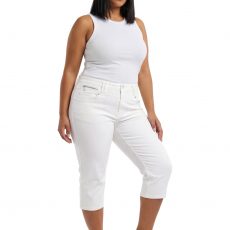 LeMaPa White Chic Capri