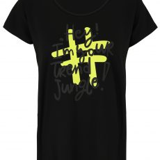 Doris Streich Hashtag Shirt – Modisches Statement in Schwarz