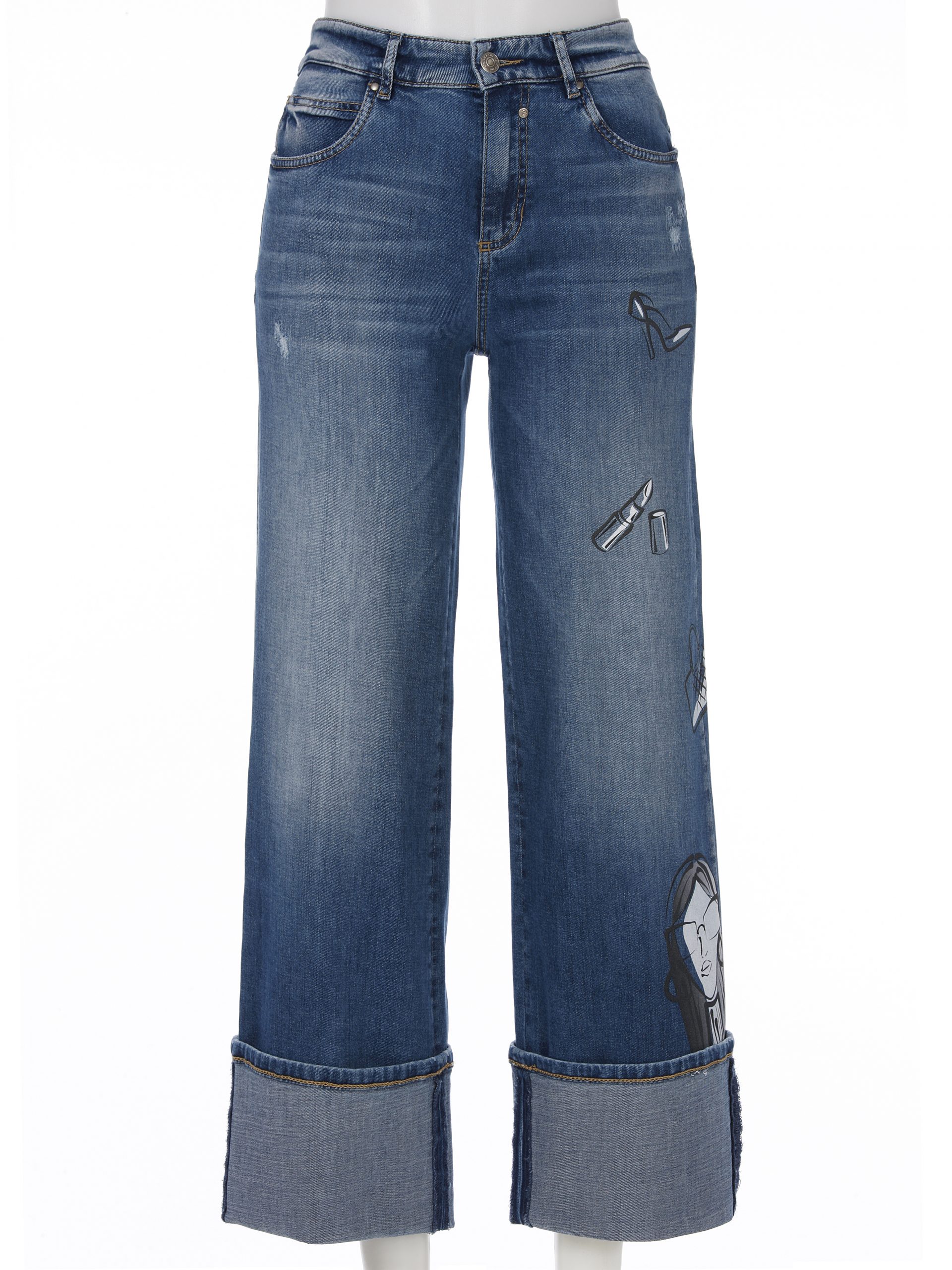 Glücksmoment Jeans Urban Wide Cuff