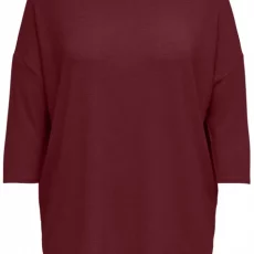 Only Carmakoma Relax Fit Shirt – Burgundy Bliss